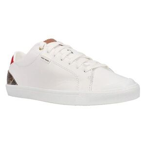 COLE HAAN Marlowe Lace Up Leather Sneakers White Women’s Size 7B Court